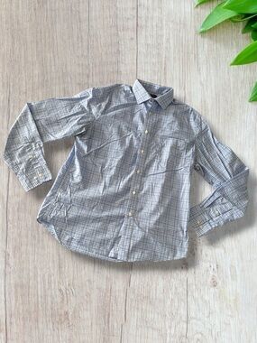 Lauren Ralph Lauren Shirt Mens L 36/37 Blue Plaid/Checkered Dress Shirt